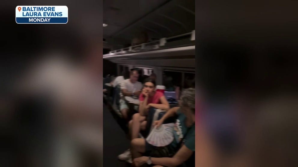 A video shared by former FOX 5 Washington Anchor Laura Evans shared this video of passengers on an Amtrak train that because stuck in a tunnel after losing power as a dangerous heat wave gripped the region on June 23, 2025. dangerous heat dome scorches millions